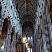 In the cathedral of Uppsala